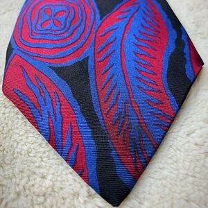 Tattersall silk necktie